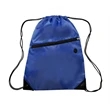 Polyester Drawstring Backpack with Pocket