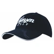 Brushed Heavy Cotton Cap with Embossed PU Peak
