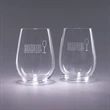 13.25 oz. Riesling Stemless Wine Glasses - 2-Piece Set