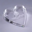 Heart Optic Crystal Paperweight