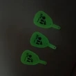 Plastic Glow Key Tag