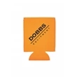 Orange Neoprene Flat Can Cooler