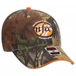 Camouflage Brushed Cotton Twill Sandwich Visor 6 Panel Cap