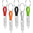 New Ultra-Portable 3-in-1 Magnetic Keychain Data Cable