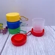 Translucent Plastic Collapsible Cup With Carabiner