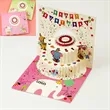 3D Pop Up with Cake Holiday Card