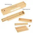 12-Piece Colored Pencil Set In Wooden Ruler Box