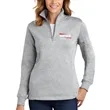 Sport-Tek Ladies Quarter Zip Sweatshirt with Toyota Logo