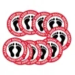 Social Distancing Floor Decal Stickers- 0.30mm thickness
