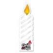 1.49x5.16 Candle Shaped Magnets - 20 Mil