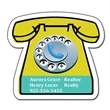2.63x2.38 Telephone Shaped Magnets - 20 Mil