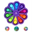 Flower Dimple Digits Pop Stress Relief Fidget Baby Toys