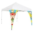 60"x82" Canvas Polyester Tent Corner Banner