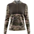 Antler® Women's Polyester Interlock Pullover Half Zip Hoodie
