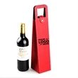 Single Leather Wine Bag