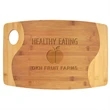Bamboo Two Tone Cutting Board with Handle