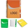 Coil flexible Wave notebook w/ pen