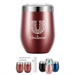 Sip & Chill Stainless Steel Stemless Wine Tumbler 12 oz