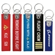 WOVEN LUGGAGE FLIGHT KEY TAG