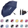 Custom 21" Windproof Travel Folding Umbrella
