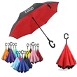 Double Cloth C-Handle Umbrella