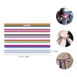 LGBT Pride Rainbow Stripe Ribbons Wrapping Hair Ties