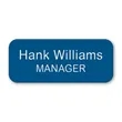 Custom Shape Deluxe Engraved Name Badge