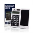 Basic Desk Calculator Notepad with Pen