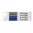 Fine Tip Dry Erase Marker - USA Made - 4 Pack