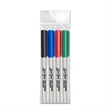 Fine Tip Wet Erase Marker - USA Made - 4 Pack
