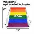 LGBT Rainbow Gay Pride Drawstring Backpack