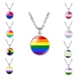 LGBT Rainbow Keychians Necklace Jewelry Gift Accessories