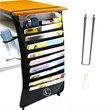 Desk Side Hanging Book Storage Organizer