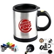 BlendMaster Self-Stirring Stainless Steel coffee mug 13.5 Oz