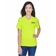 Team 365 Safety Yellow Ladies' Zone Performance T-Shirt
