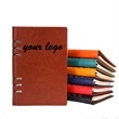 A5 PU Leather Spiral Notebook Writing Journal