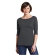 District Women's Perfect Weight 3/4-Sleeve Tee.