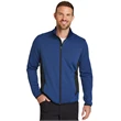 Eddie Bauer Full-Zip Heather Stretch Fleece Jacket.