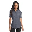 Ladies Short Sleeve SuperPro Oxford Shirt
