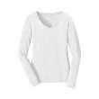 Port & Co Women's Long Sleeve Fan Favorite V-Neck Tee.