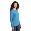 Port & Company Ladies Long Sleeve Core Cotton Tee.
