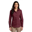 Port Authority Women's Long Sleeve Carefree Poplin Shirt.