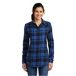 Port Authority Ladies Plaid Flannel Tunic .