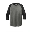 New Era Heritage Blend 3/4-Sleeve Baseball Raglan Tee.