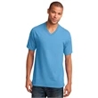 Port & Co Core Cotton V-Neck Tee.