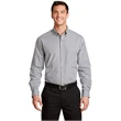 Port Authority Long Sleeve Gingham Easy Care Shirt.