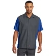 Red Kap Short Sleeve Ripstop Crew Shirt.