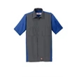 Red Kap Short Sleeve Ripstop Crew Shirt.