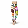 Custom Dye Sublimated Full Length Yoga Pants Leggings