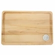 12x18 Maple Cutting Board with Aluminum Medallion
